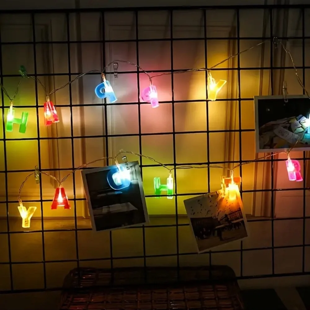 Green and Yellow Party Lights for Birthday Celebrations, Battery Operate…